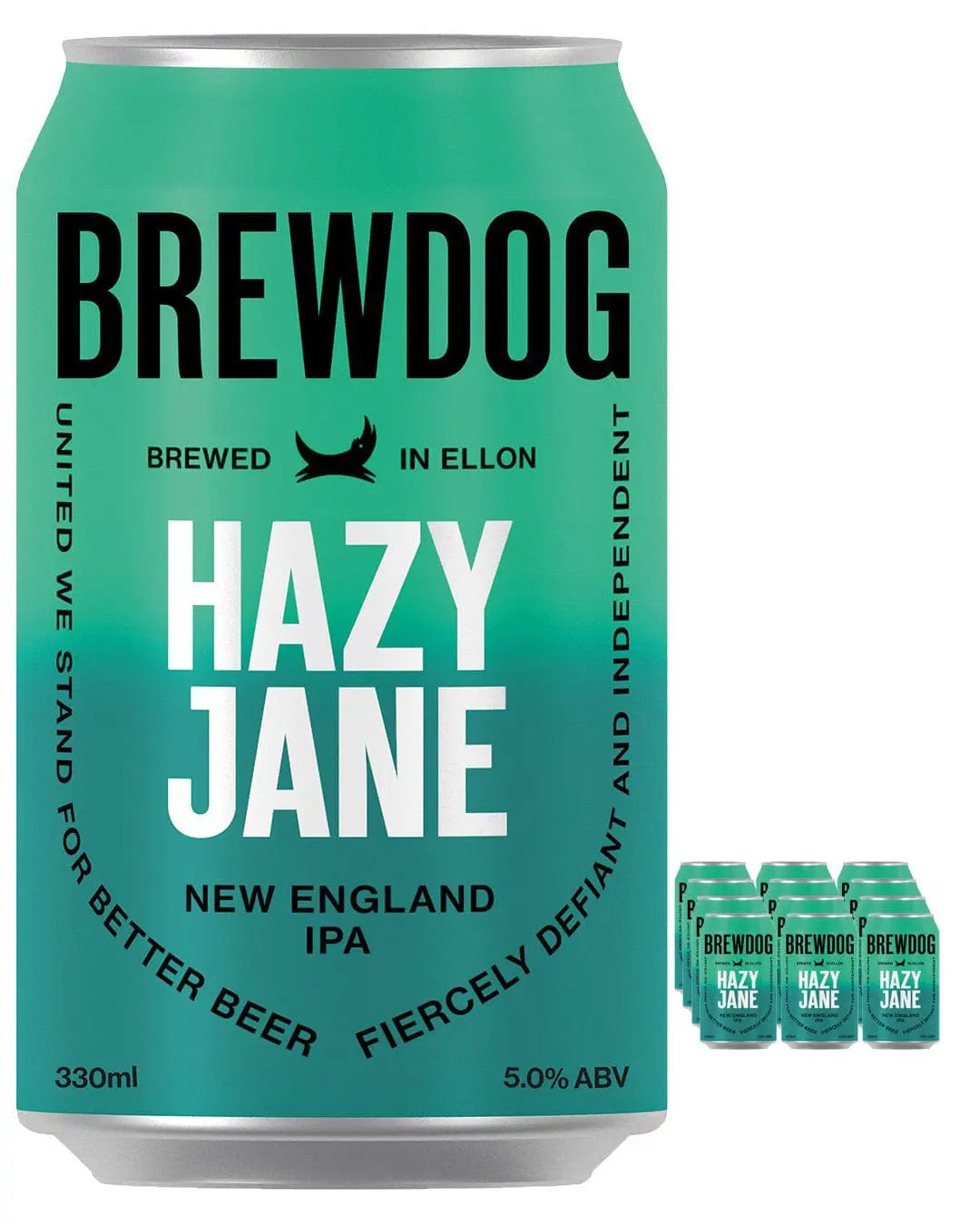 BrewDog Hazy Jane Beer Can Multipack, 12 x 440 ml The Bottle Club