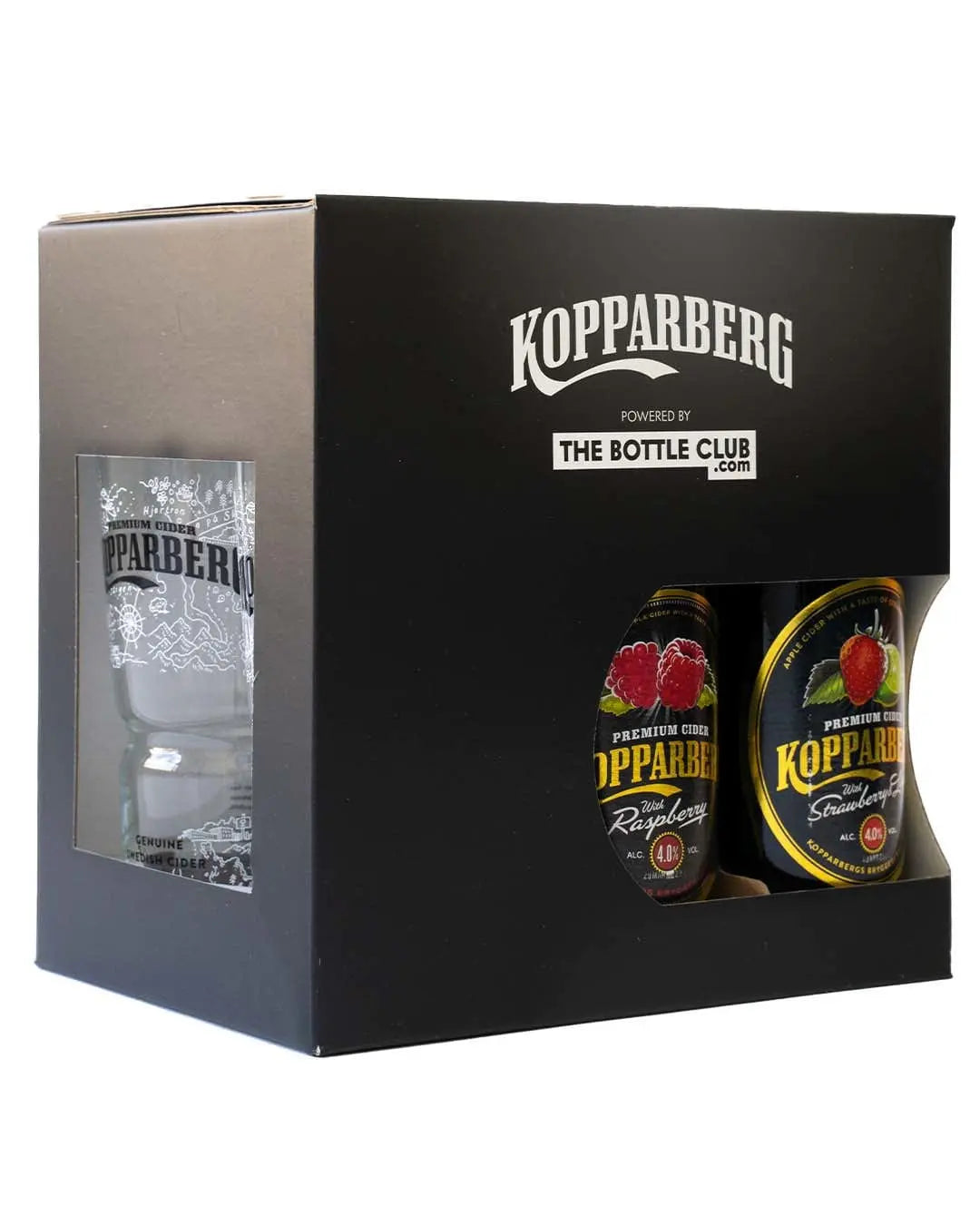 Kopparberg 4 Mix Cider, 500 ml & Glass Gift Box The Bottle Club