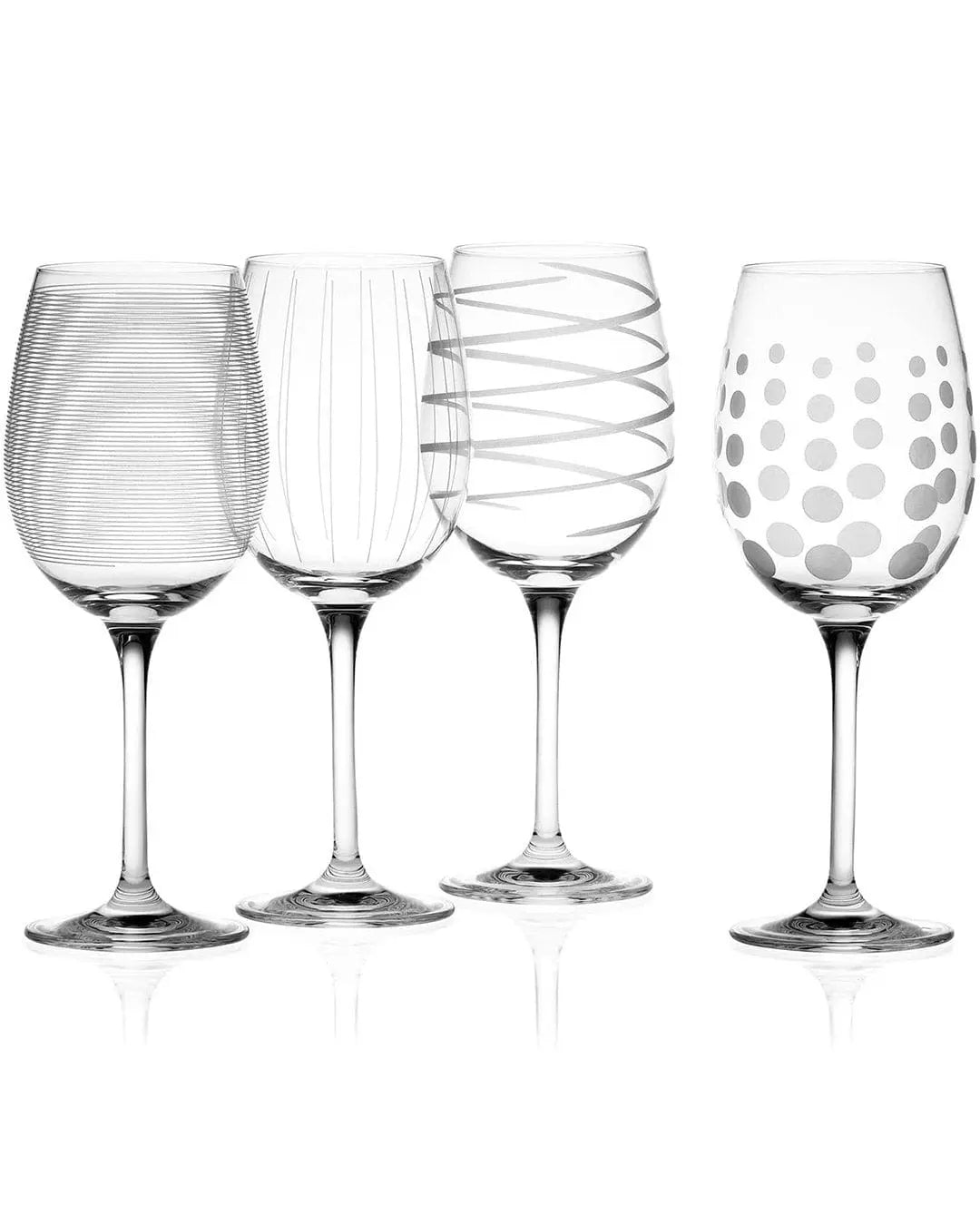 Mikasa Haley Platinum Pack Of 4 Stemless Wine Glasses – The Bottle Club