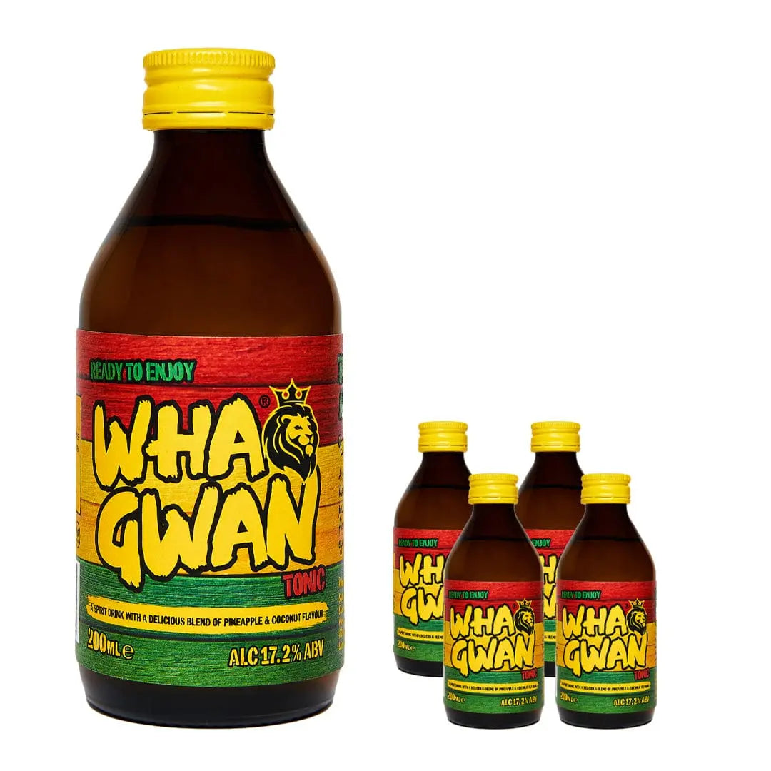 Wha Gwan Pineapple Coconut Rum Tonic Multipack, 4 x 200 ml – The Bottle Club