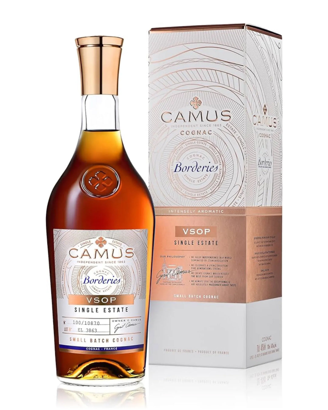 Camus Borderies VSOP Single Estate Cognac, 70 cl