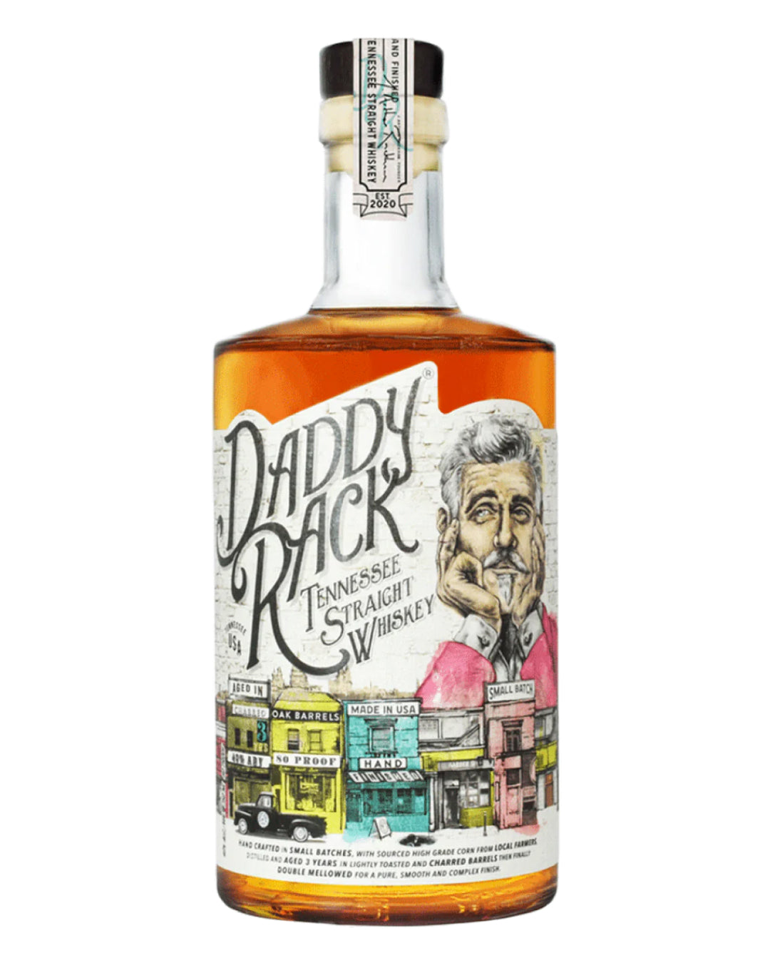 Daddy Rack Small Batch Straight Tennessee Whiskey, 70 cl