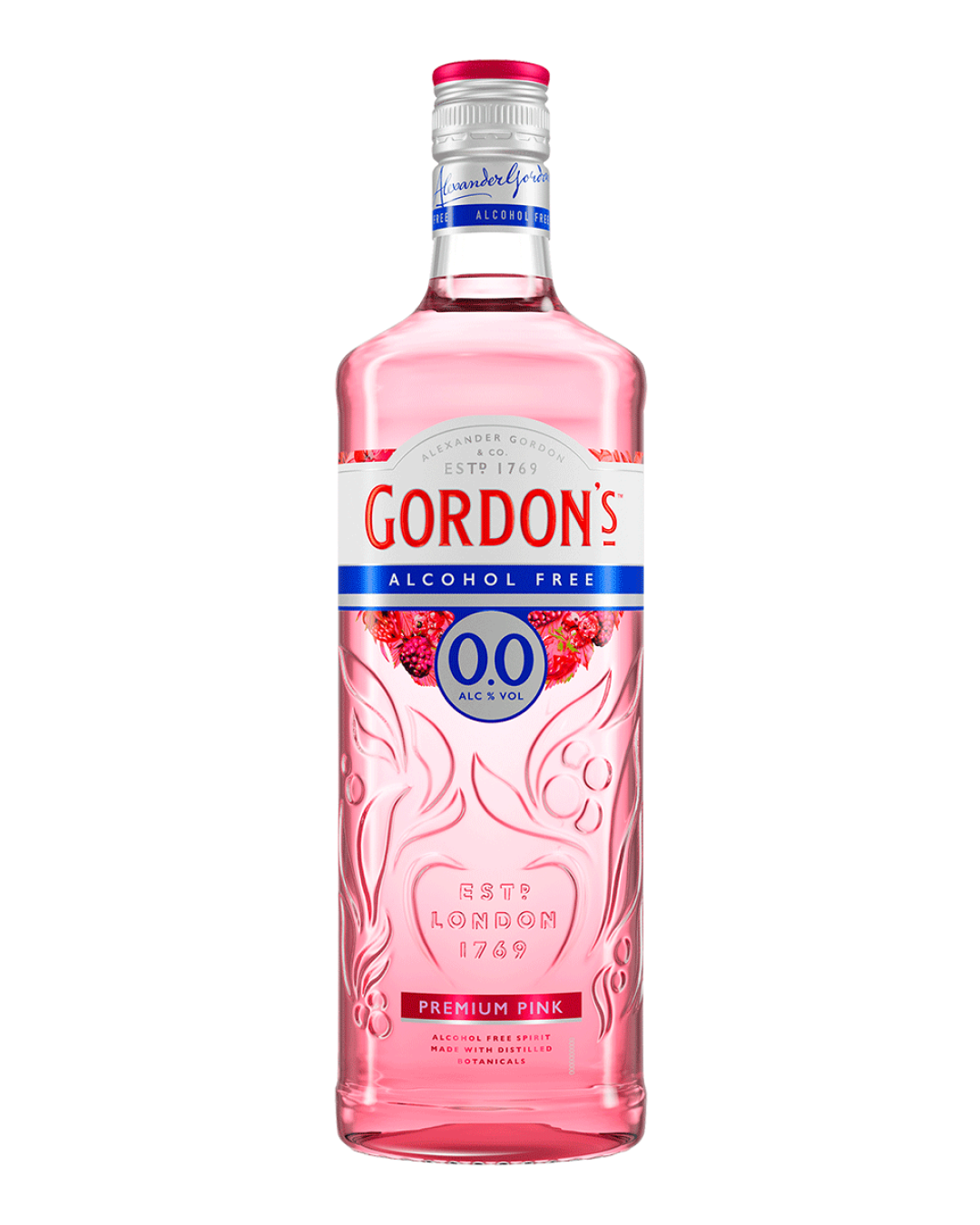 Gordon's Premium Pink Alcohol Free Gin, 70 cl