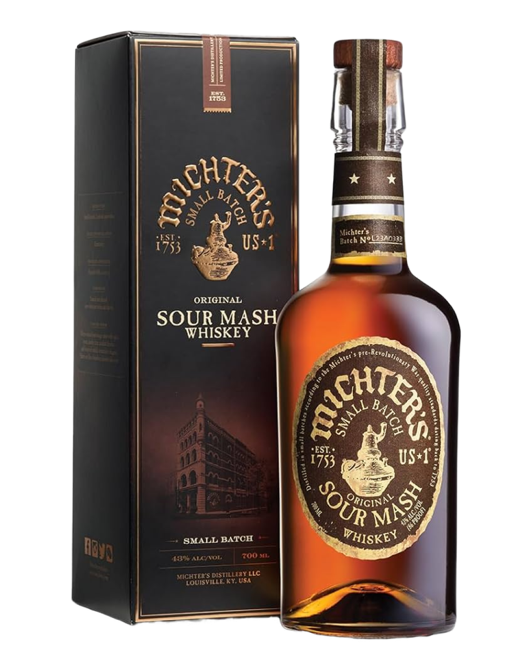 Michter's U.S. Number 1 Original Sour Mash Whiskey, 70 cl