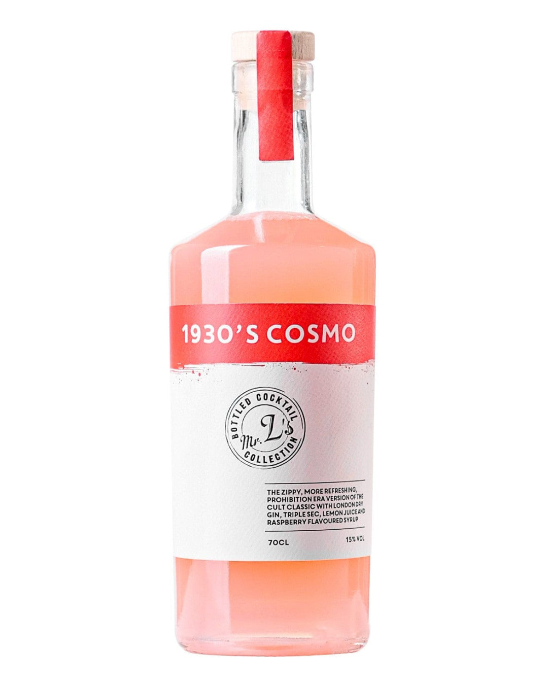 Mr L's 1930's Cosmo Ready To Drink Cocktail, 70 cl