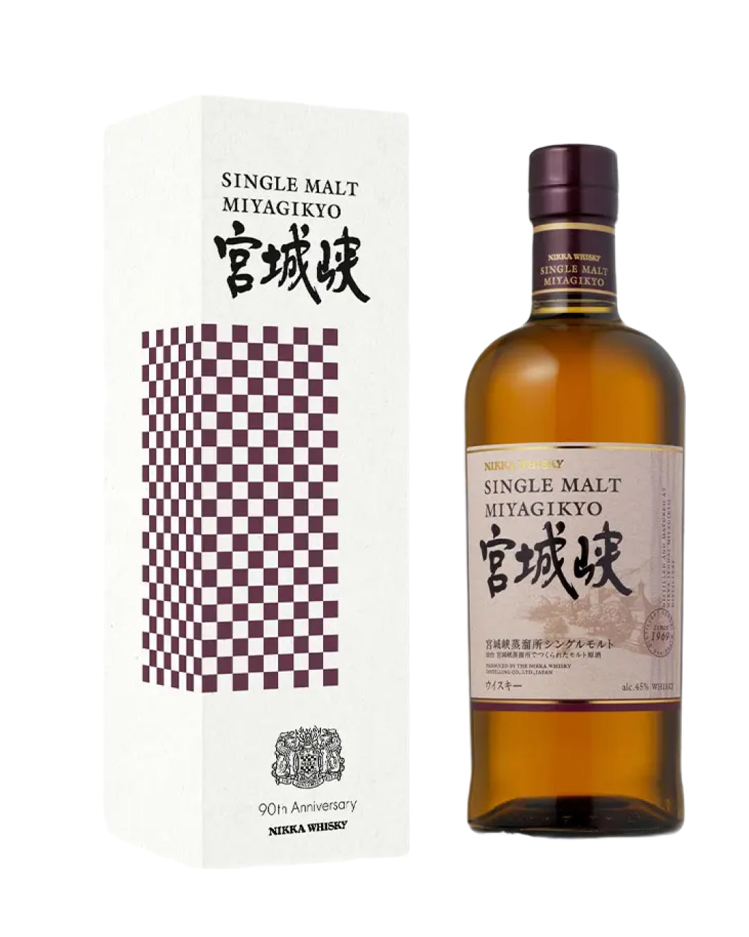 Nikka Miyagikyo Single Malt  90th Anniversary Japanese Whisky, 70 cl