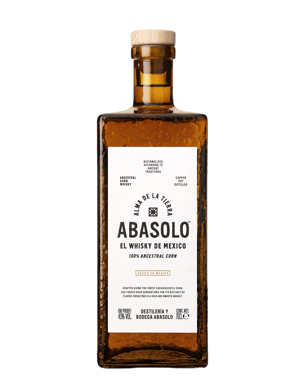 Abasolo Mexican Corn Whiskey, 70 cl Whisky