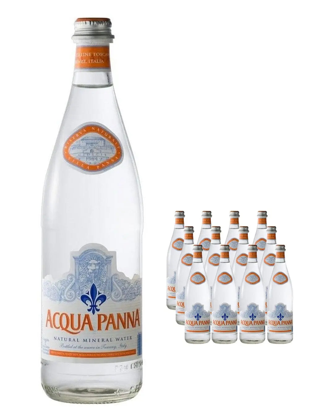  Acqua Panna Natural Spring Water, 750ml Glass 12