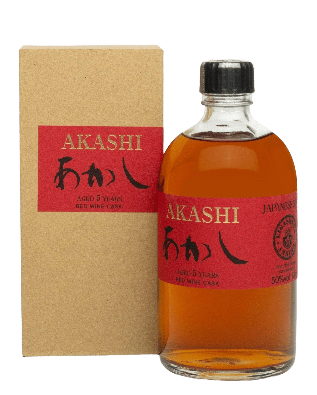 Akashi 5 Year Old Red Wine Cask Blended Whisky, 50 cl Whisky 4969265773134