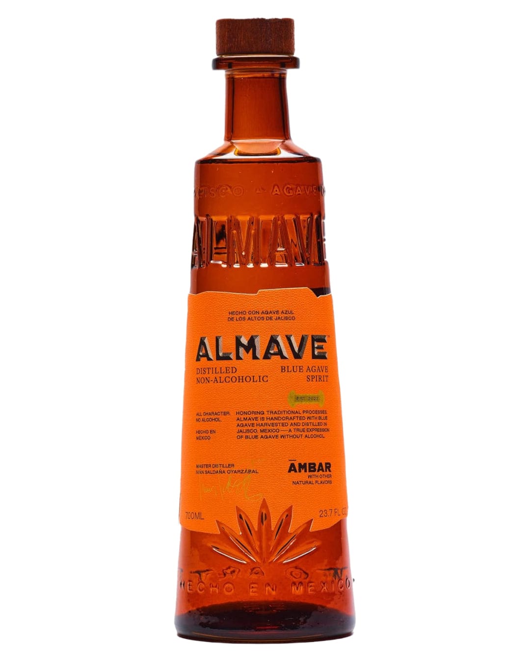 Almave Ámbar Non-Alcoholic Blue Agave Spirit, 70 cl Tequila & Mezcal