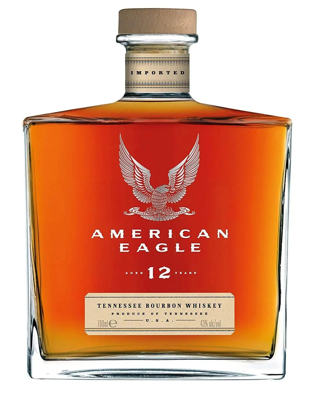 American Eagle Tennessee Bourbon 12 Year Old Whiskey, 70 cl Whisky