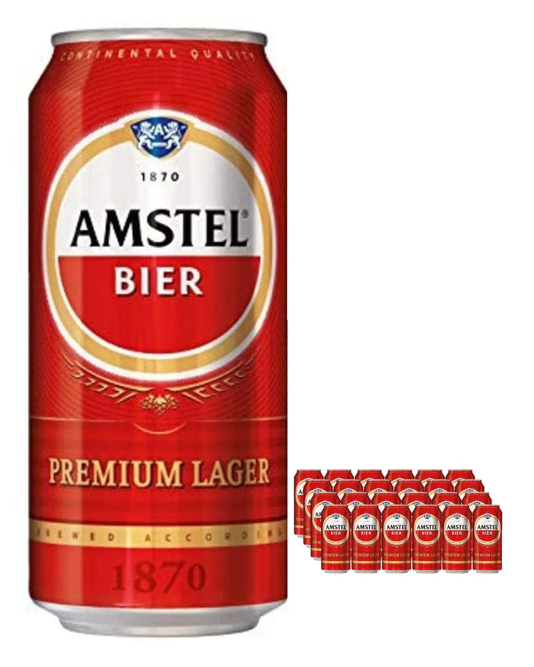 Amstel Lager Beer Can Multipack, 24 x 440 ml Beer