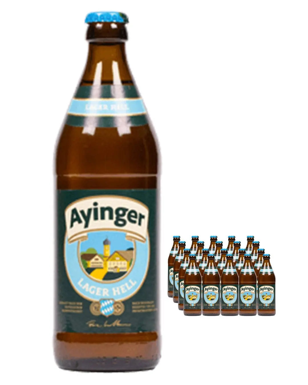 Ayinger Lager Hell Multipack, 20 x 500 ml Beer