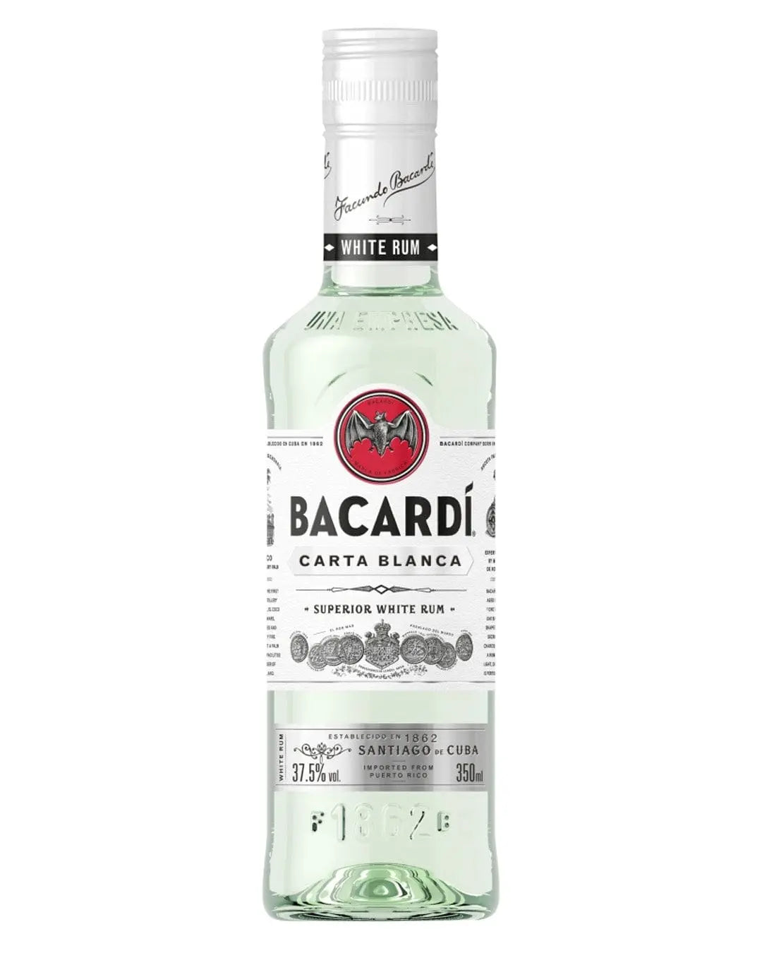 Bacardi Carta Blanca Rum, 35 cl Rum 5010677012232