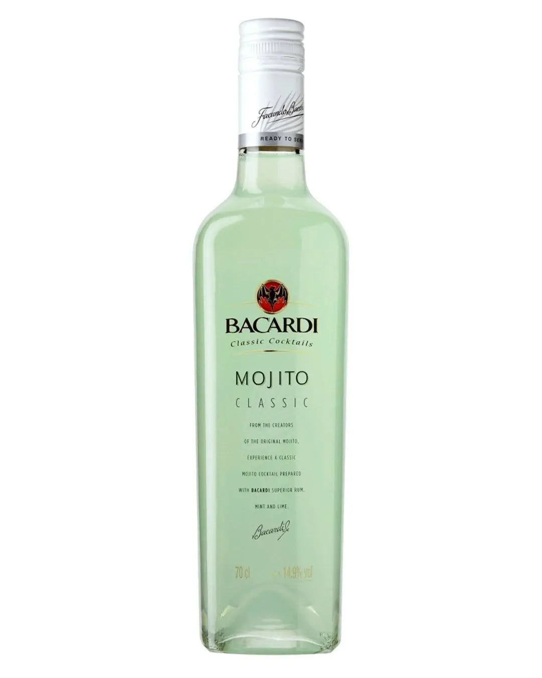 Bacardi Mojito Spirit Drink, 70 cl Ready Made Cocktails