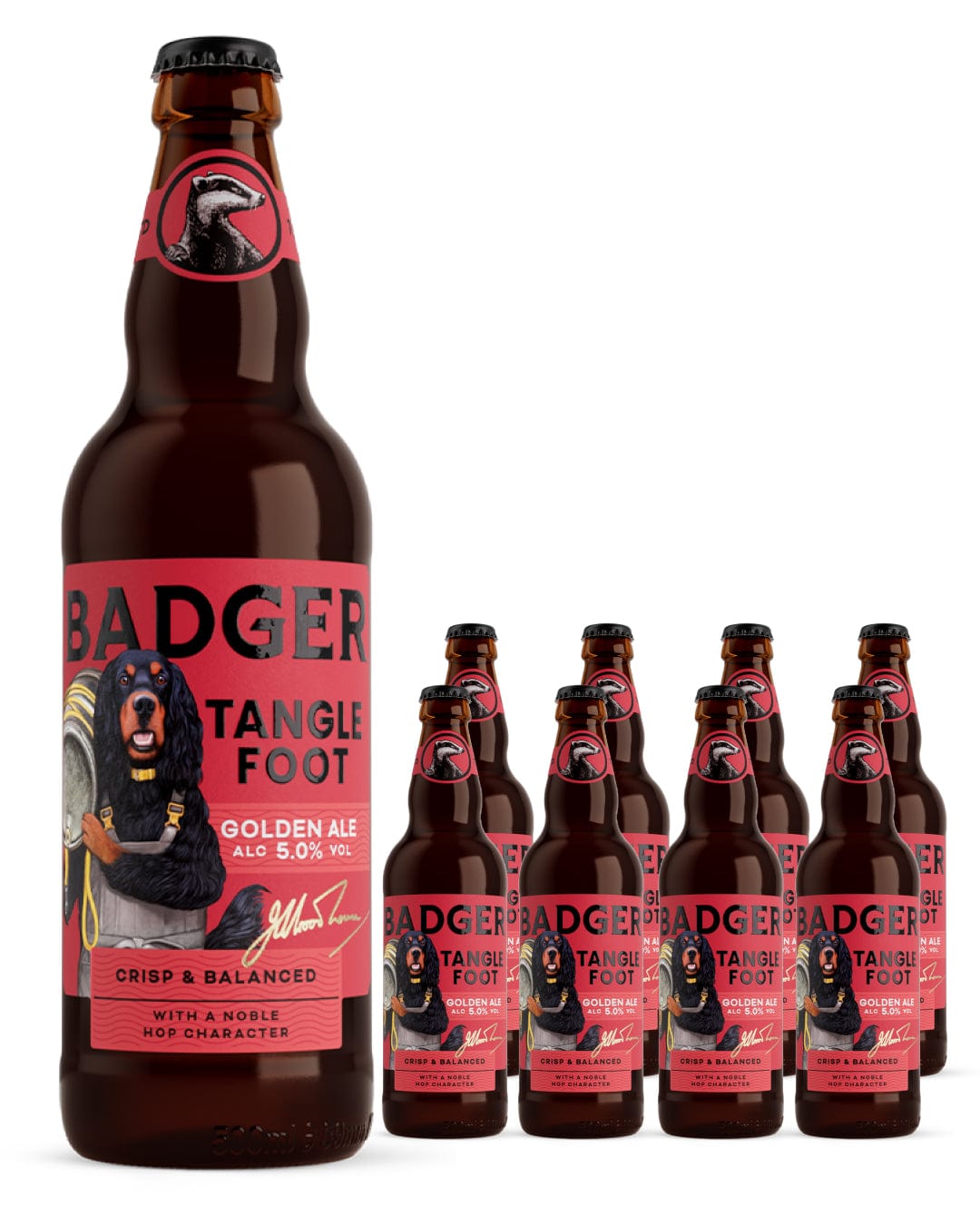 Badger Tangle foot Golden Ale Multipack, 8 x 500 ml Beer