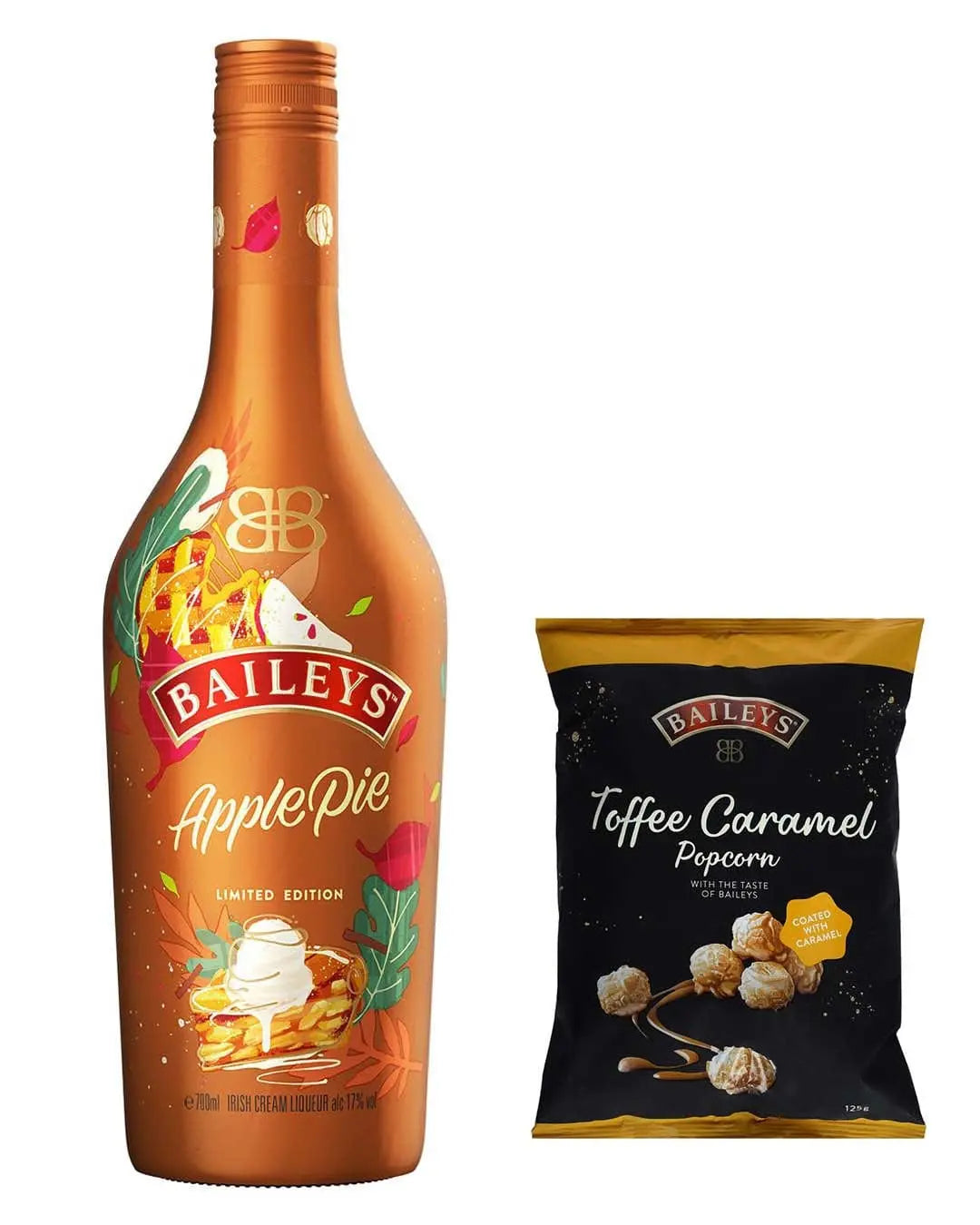 Baileys Apple Pie & Baileys Toffee Caramel Popcorn Bundle, 70 cl Liqueurs & Other Spirits