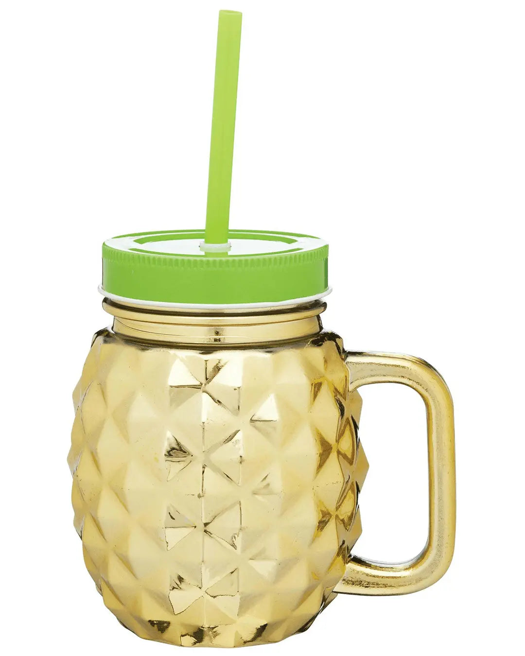 BarCraft Tropicana Gold Pineapple Drinks Jar Barware