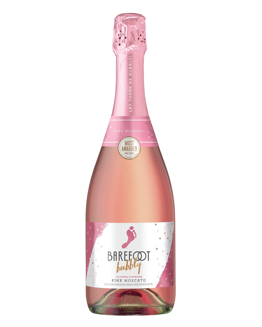 Barefoot Bubbly Pink Moscato, 75 cl Champagne & Sparkling