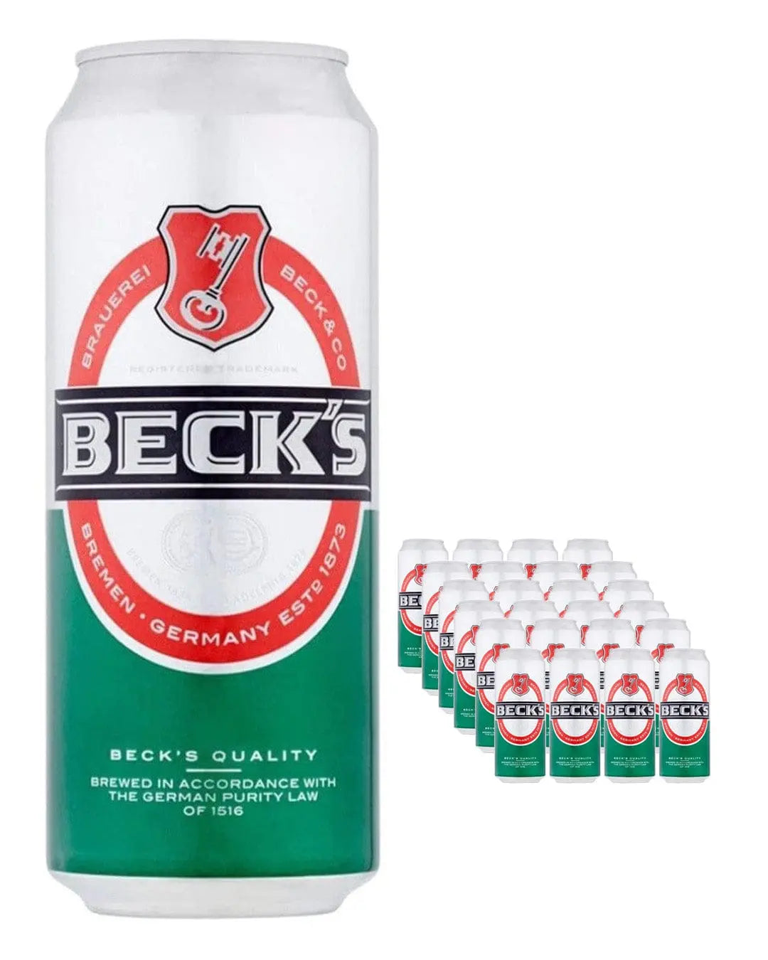 Becks Lager Multipack, 24 x 440 ml Beer 05014379010886