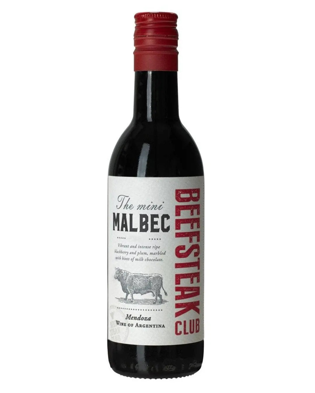 Beefsteak Club Mini Malbec, 187 ml Wine Miniatures 50119 32012547