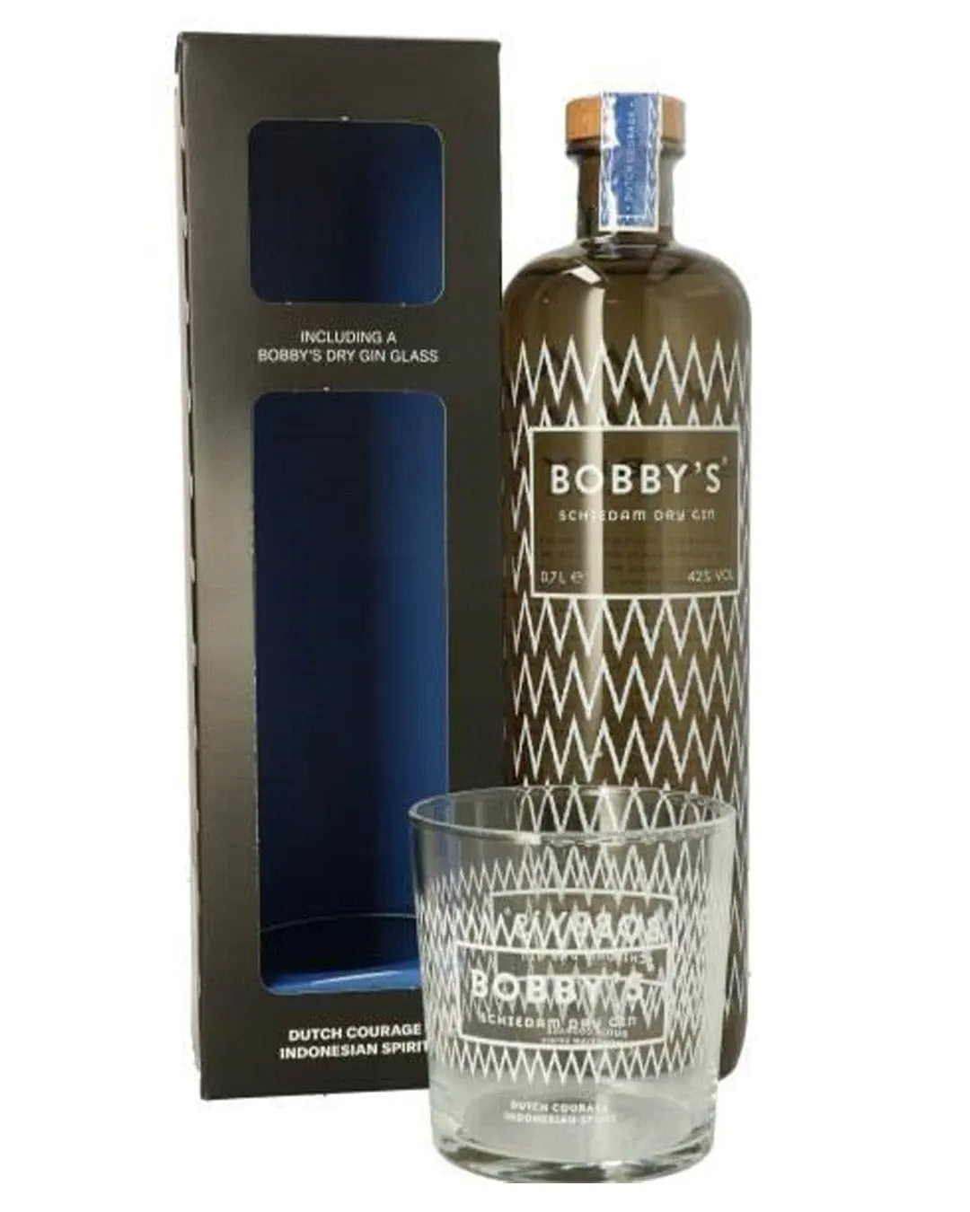 Bobby's Gin With Glass Gift Set, 70 cl Gin 8710631120146