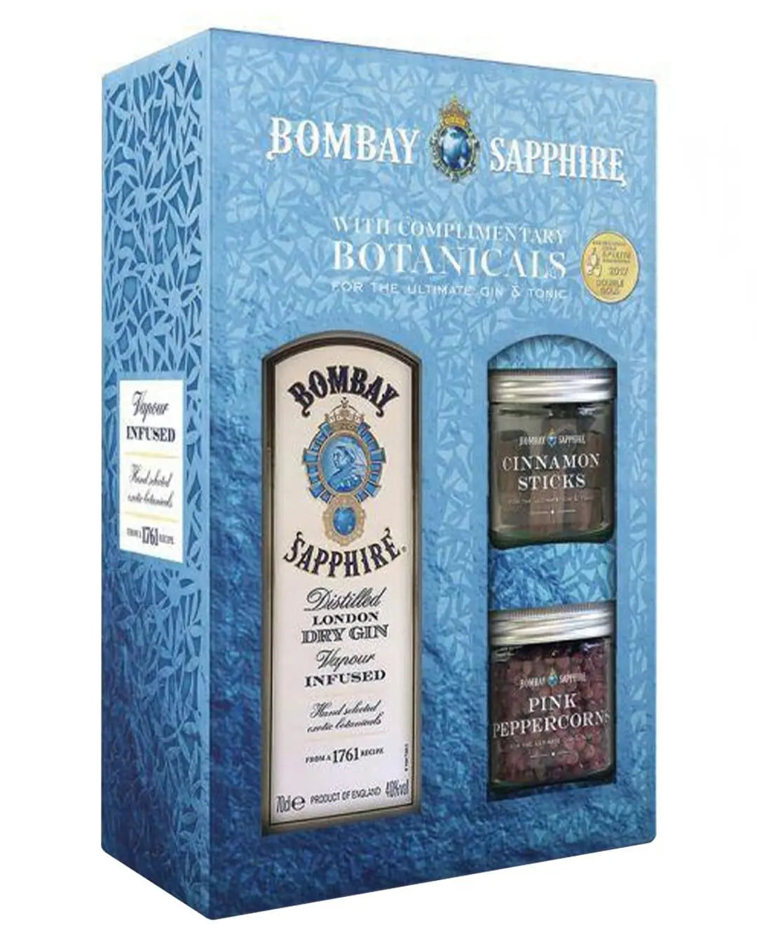 Bombay Sapphire Giftset With Bontanicals, 70 cl Gin 4013400509529