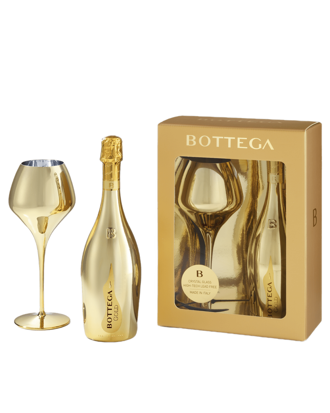 Bottega Confezione Glamour Gold Gift Set, 75 cl Champagne & Sparkling