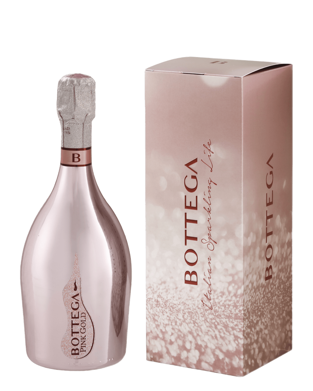 Bottega Pink Gold Prosecco Gift Box, 75 cl Champagne & Sparkling