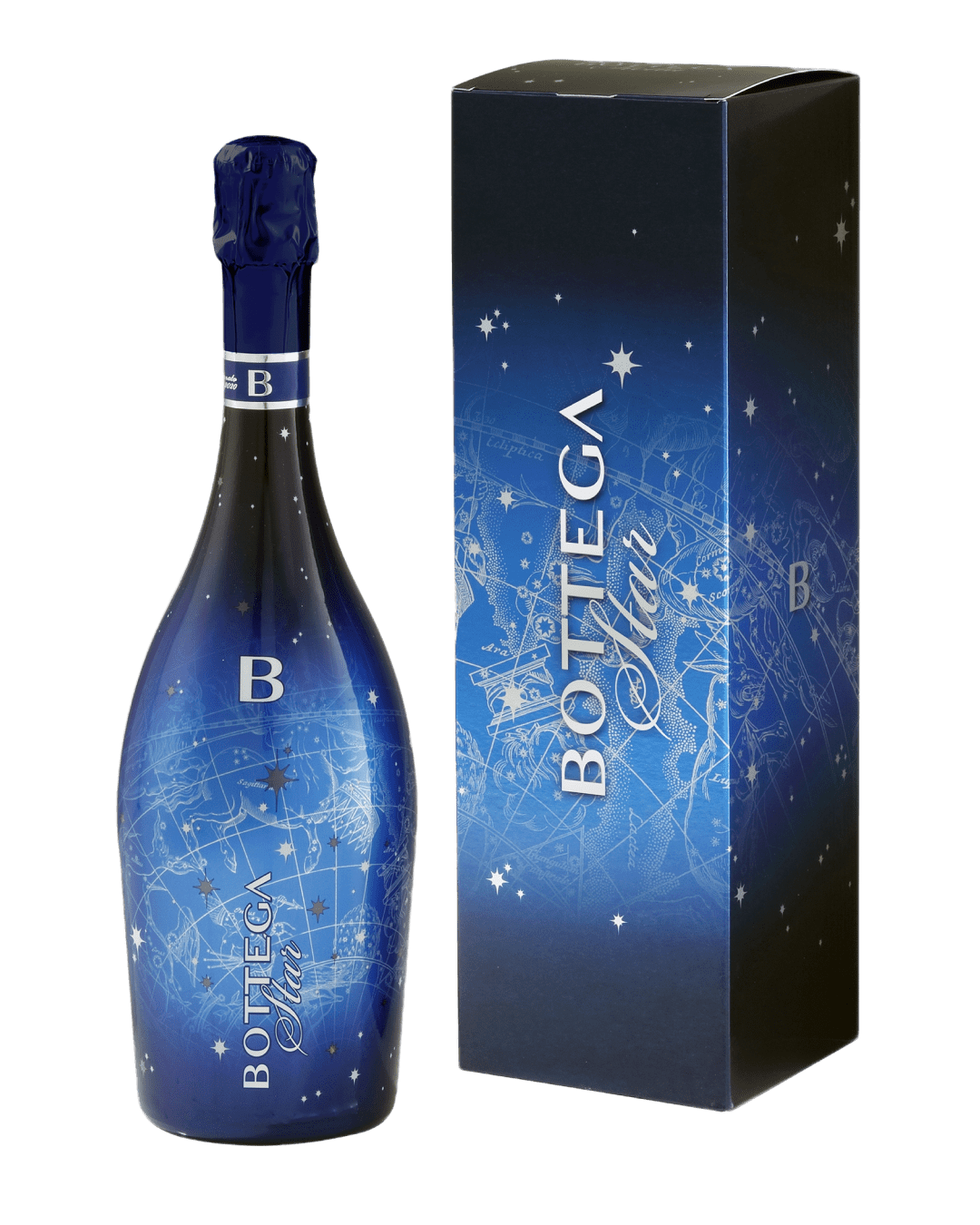 Bottega Star Millesimato Prosecco Gift Box, 75 cl Champagne & Sparkling