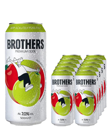 Brothers App-Solutey Pear-Fect Cider Can Multipack, 10 x 500 ml Cider