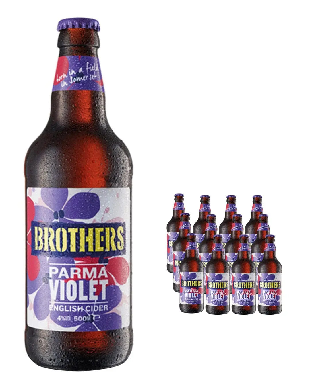 Brothers Parma Violet Premium Cider Multipack, 12 x 500 ml Cider