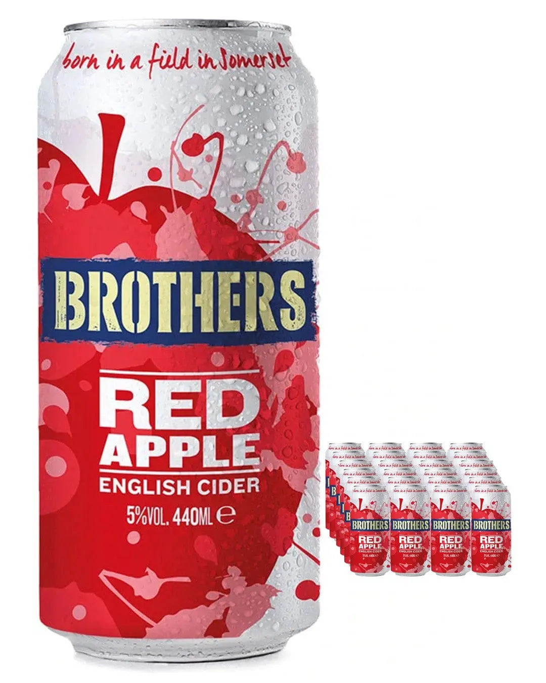 Brothers Red Apple Cider Multipack, 24 x 440 ml Cider