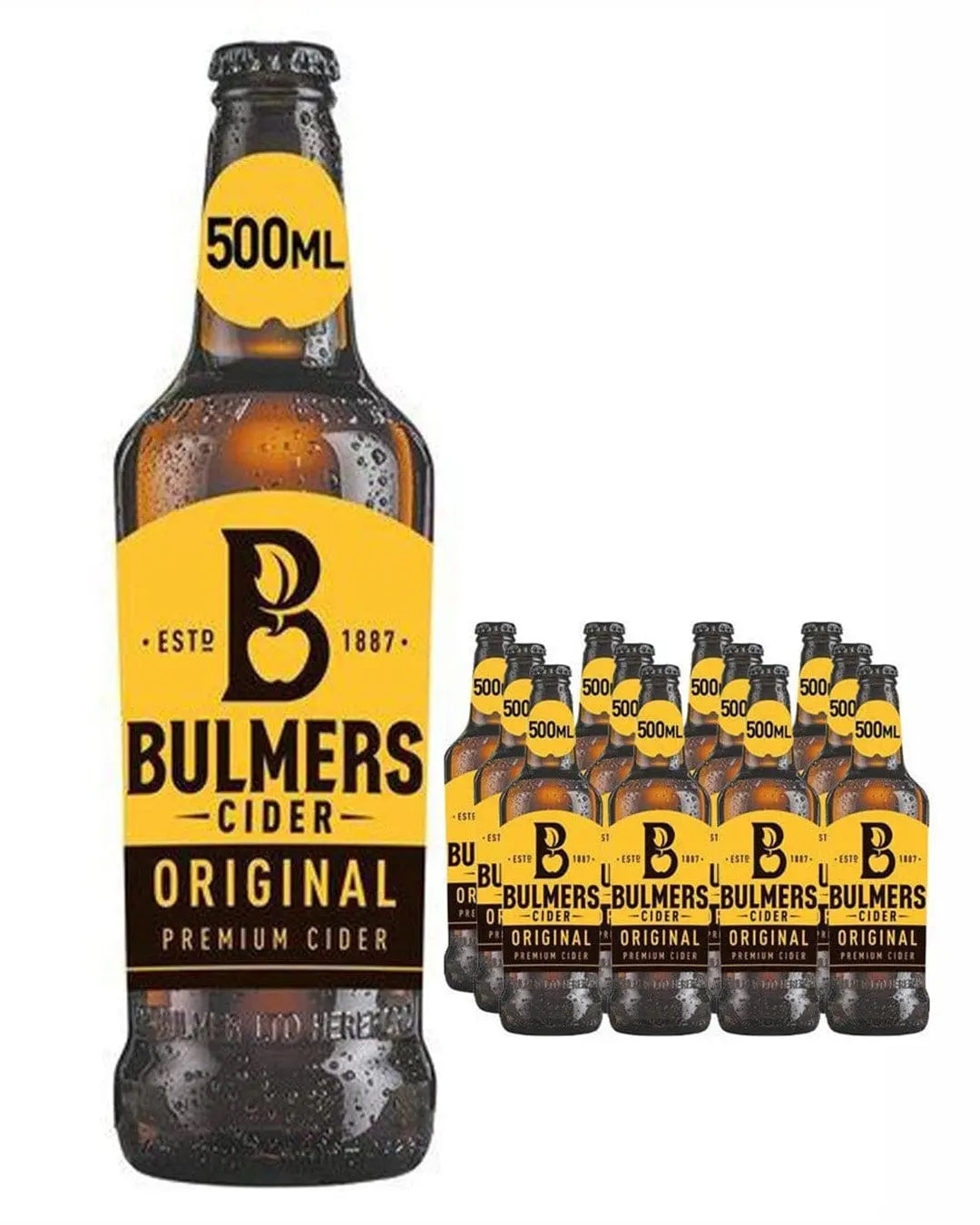 Bulmers Original Apple Premium Cider Multipack, 12 x 500 ml Cider