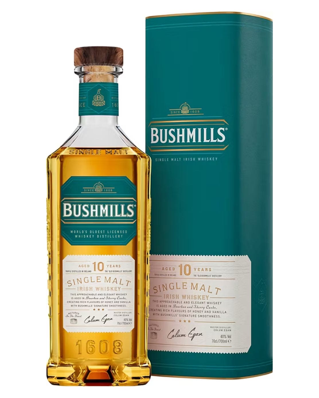 Bushmills 10 Year Old Whiskey, 70 cl Whisky 5055966820037