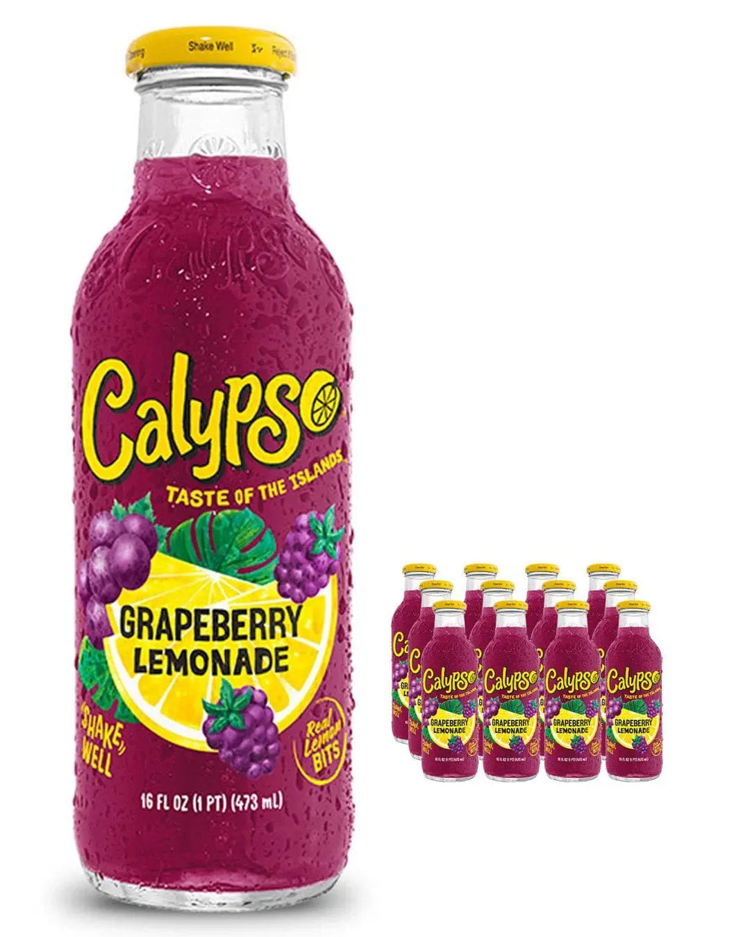 Calypso Grapeberry Lemonade Multipack, 12 x 591 ml Soft Drinks & Mixers