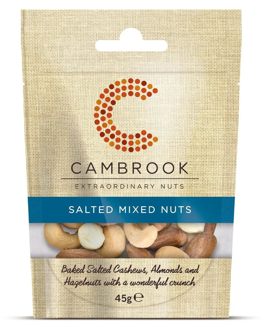 Cambrook Baked & Salted Mixed Nuts, 45 g Snacks