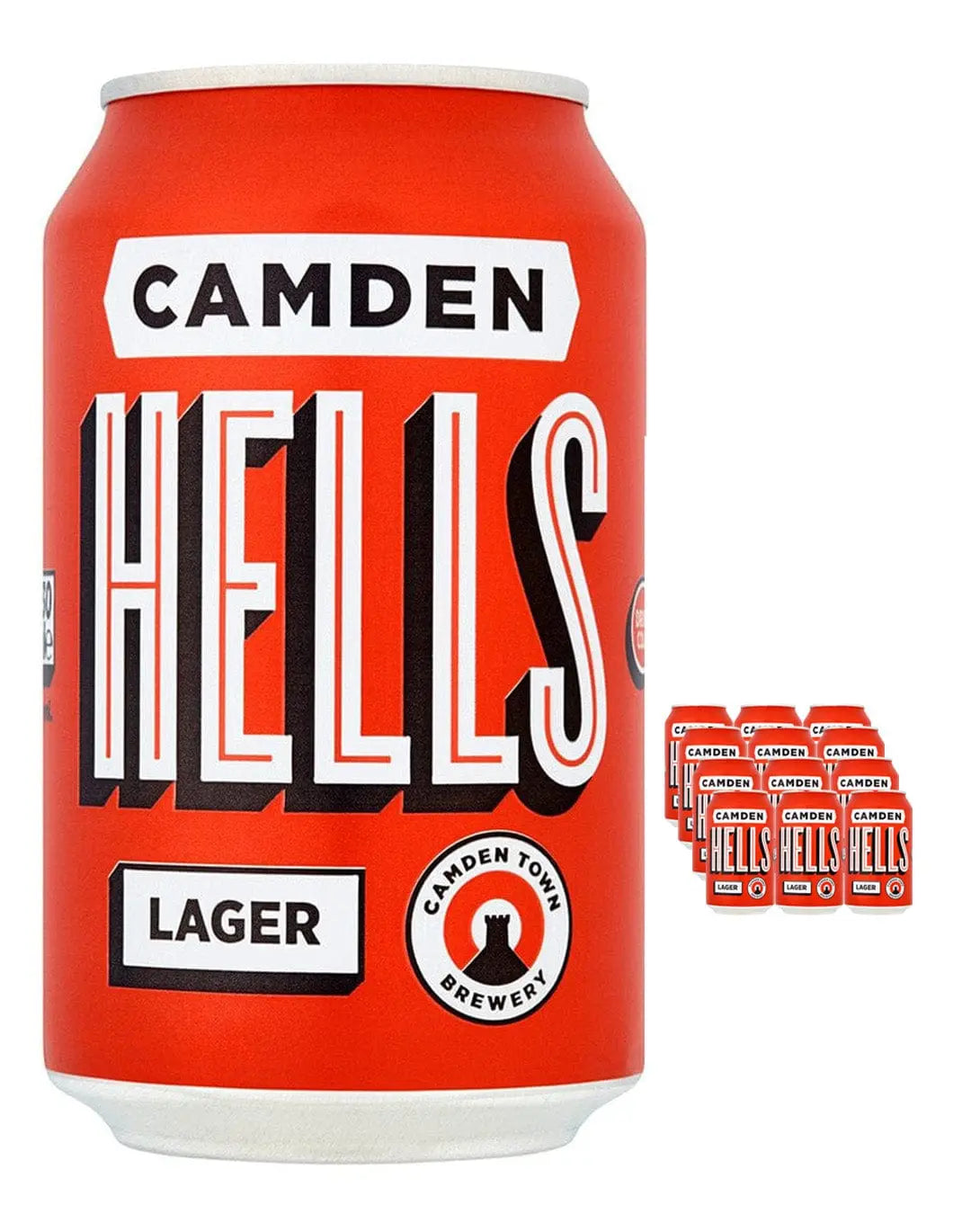 Camden Town Brewery Hells Lager Can Multipack, 12 x 330 ml Beer