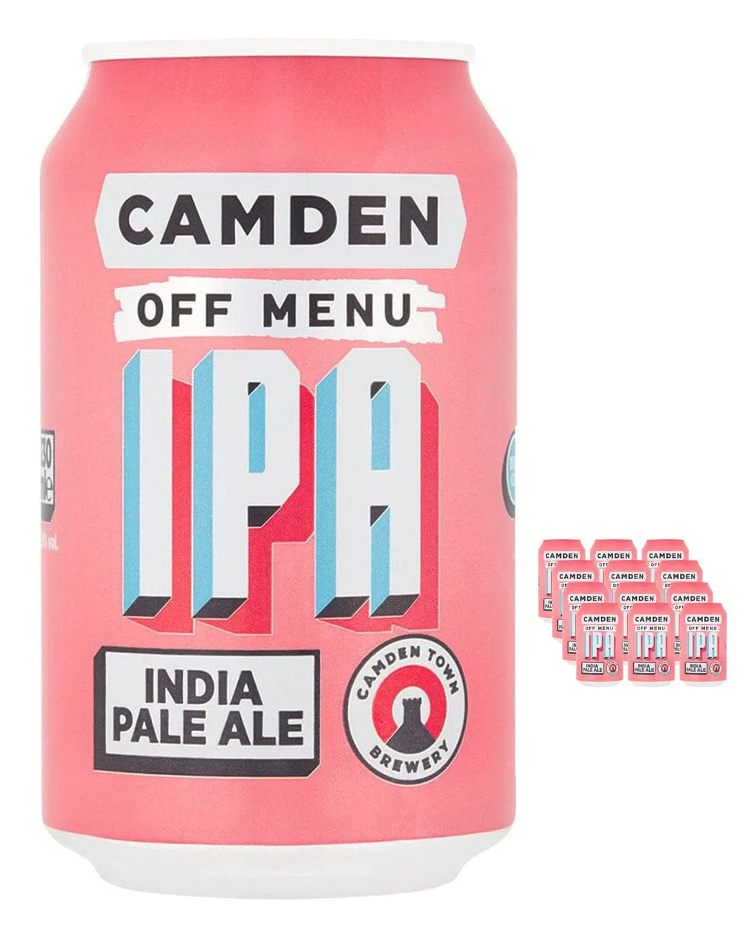 Camden Town Brewery Off Menu IPA Lager Can Multipack, 12 x 330 ml Beer