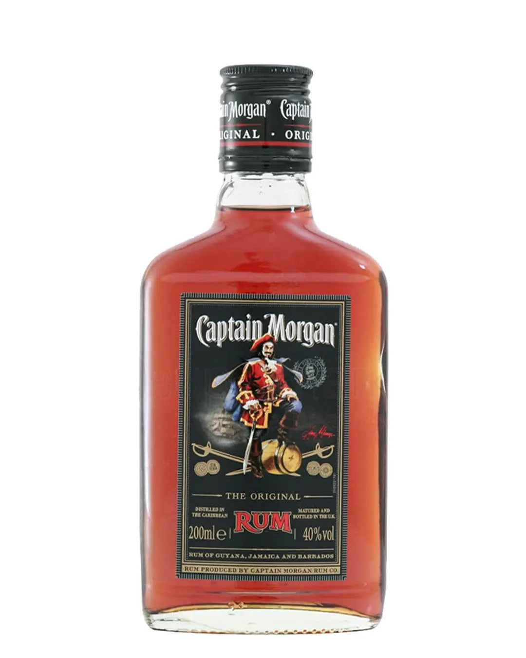 Captain Morgan Dark Rum Small Bottle, 20 cl Rum 87000006904