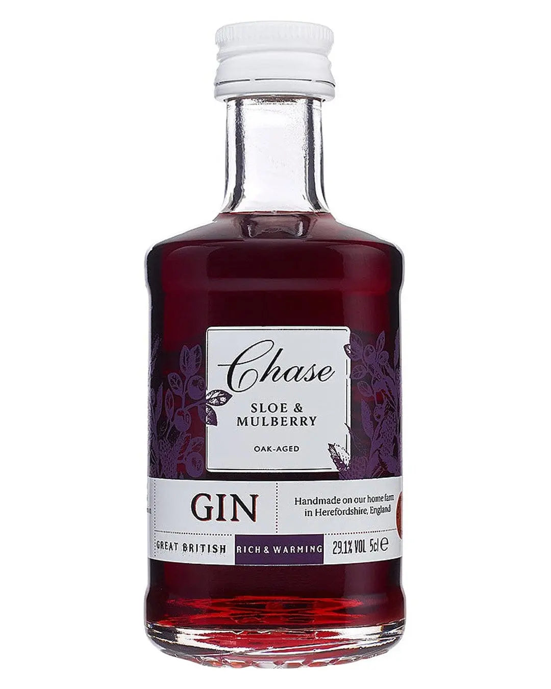 Chase Oak Aged Sloe & Mulberry Gin Miniature, 5 cl – The Bottle Club