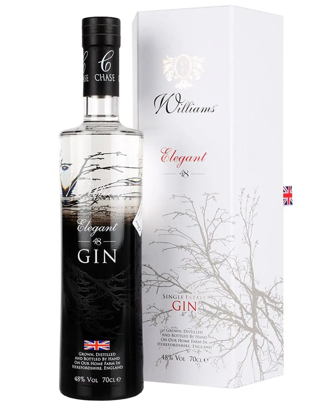 Chase Williams Elegant Gin With Gift Box, 70 cl Gin 5060183130050