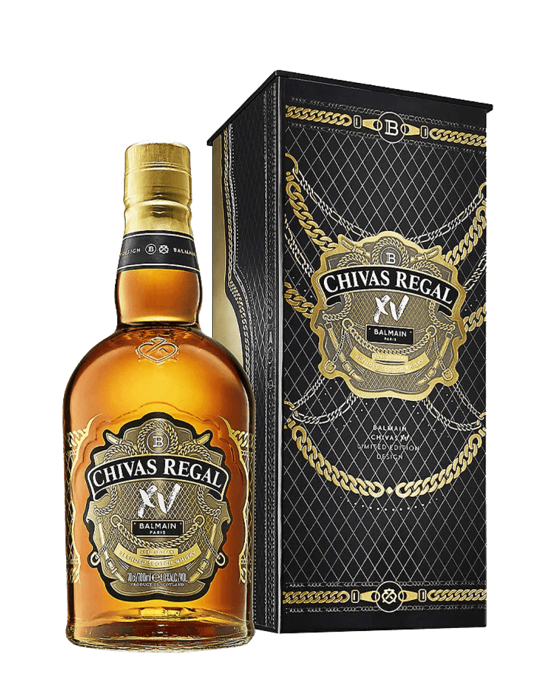 Chivas Regal XV Balmain Limited Edition 15 Year Old Whisky, 70 cl Whisky