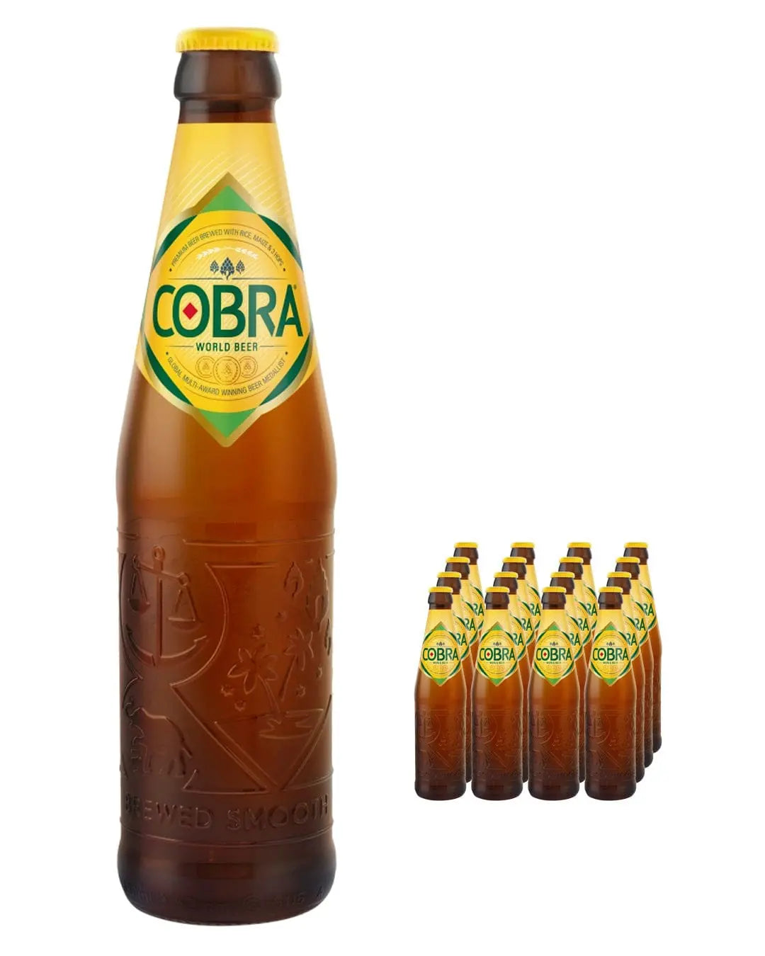 Cobra Extra Smooth Premium Lager Beer Multipack, 12 x 330 ml Beer