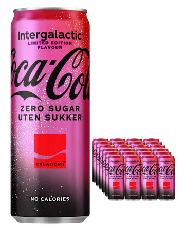 Coca-Cola Zero Intergalactic Multipack, 24 x 250 ml Soft Drinks & Mixers