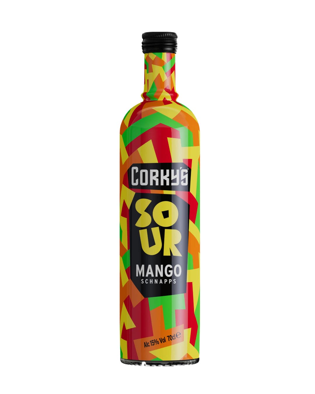 Corky's Sour Mango Schnapps, 70 cl Liqueurs & Other Spirits