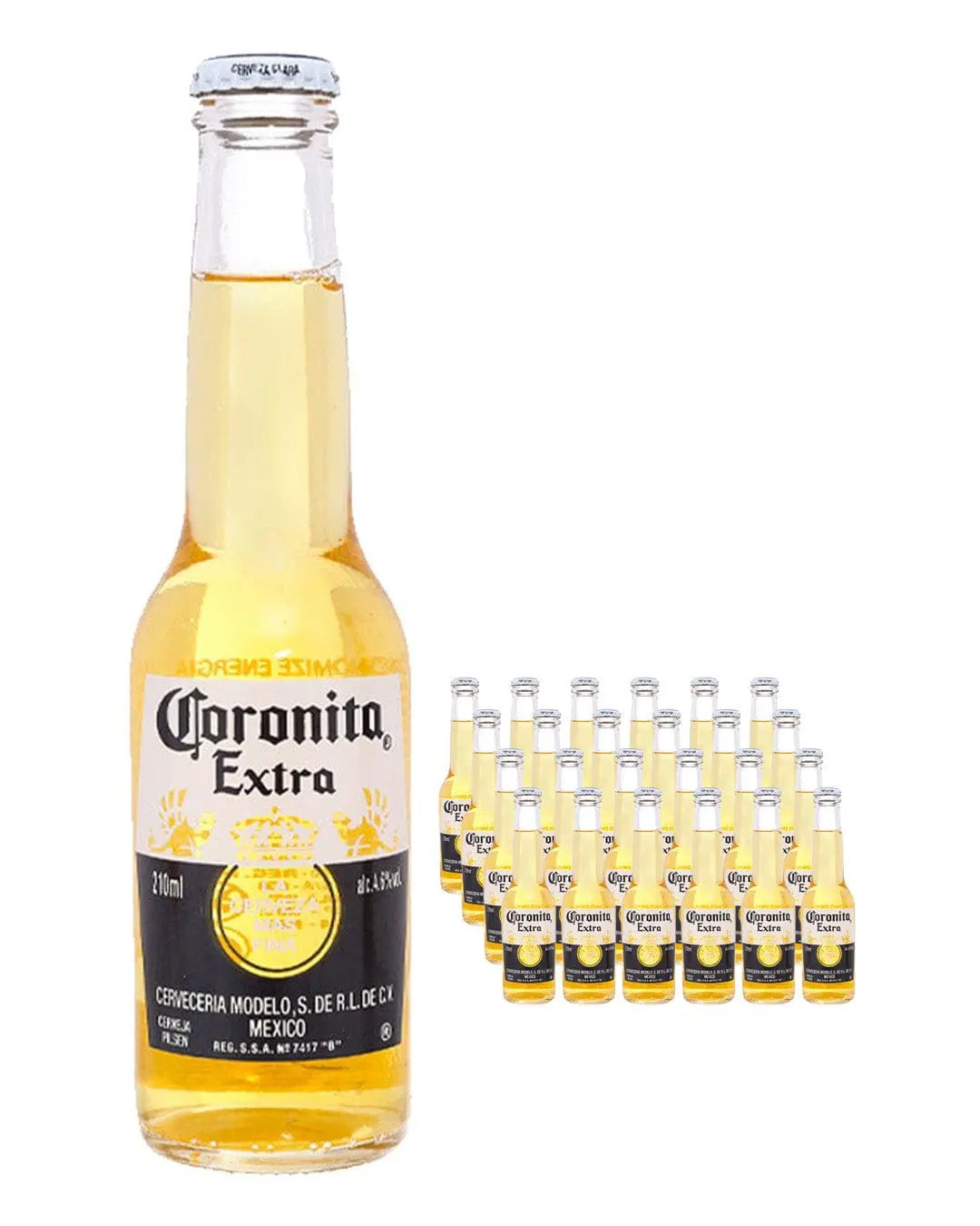 Corona Coronita Extra Lager Multipack, 24 x 210 ml Beer 17501064196628