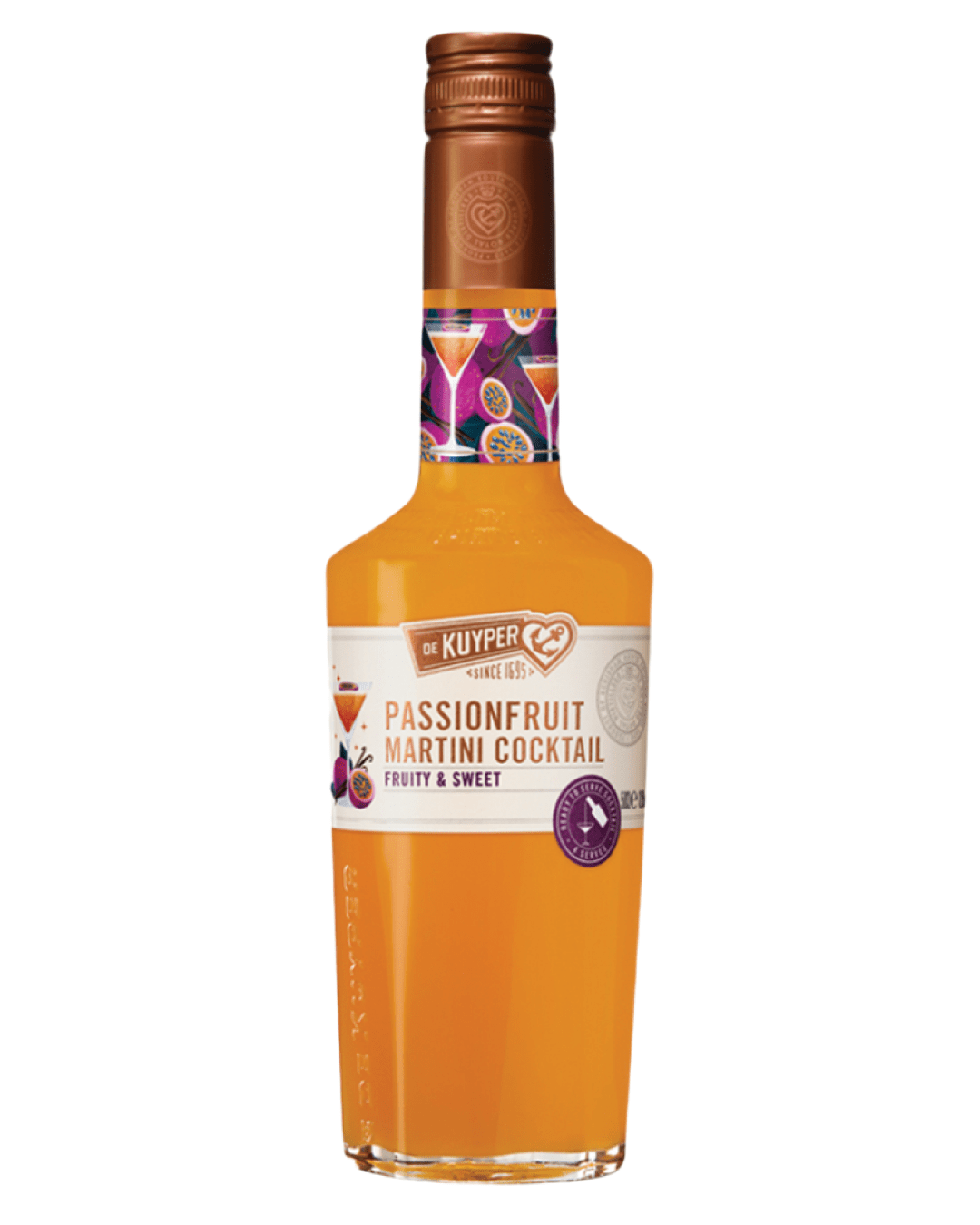 De Kuyper Passionfruit Martini Premixed cocktail, 50 cl Ready Made Cocktails