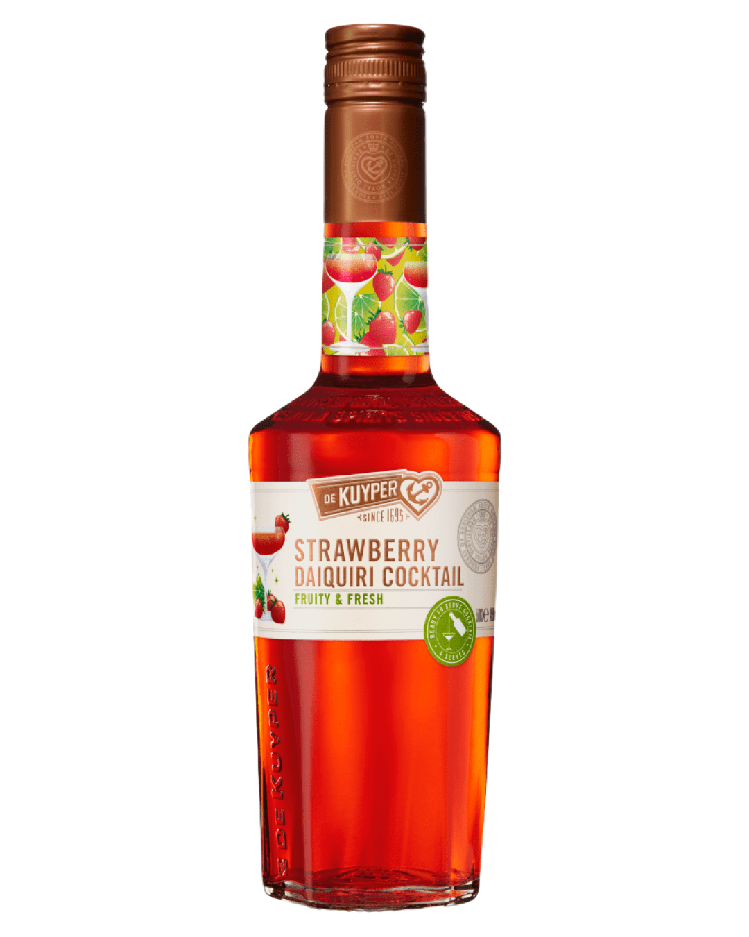 De Kuyper Strawberry Daiquiri Premixed Cocktail, 50 cl Ready Made Cocktails