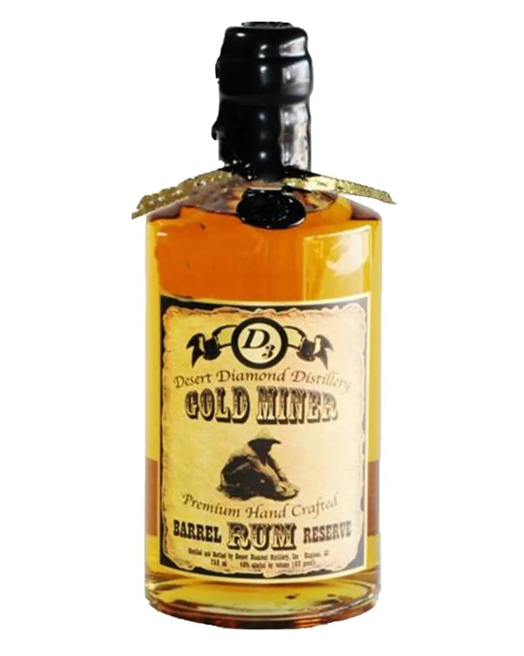 Desert Diamond Gold Miner 3 Year Old Barrel Reserve Rum, 75 cl Rum